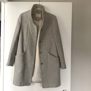 Wilfred Grey Cocoon Coat - Size M Preloved